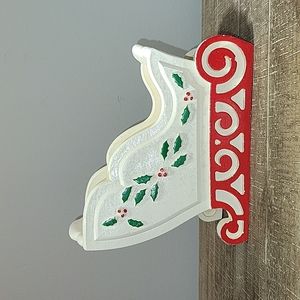 Vintage 1985 Handpainted Sleigh Planter